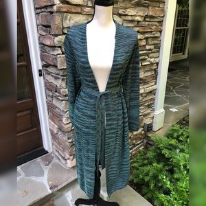 Missoni Metallic Blue and Green Cardigan
